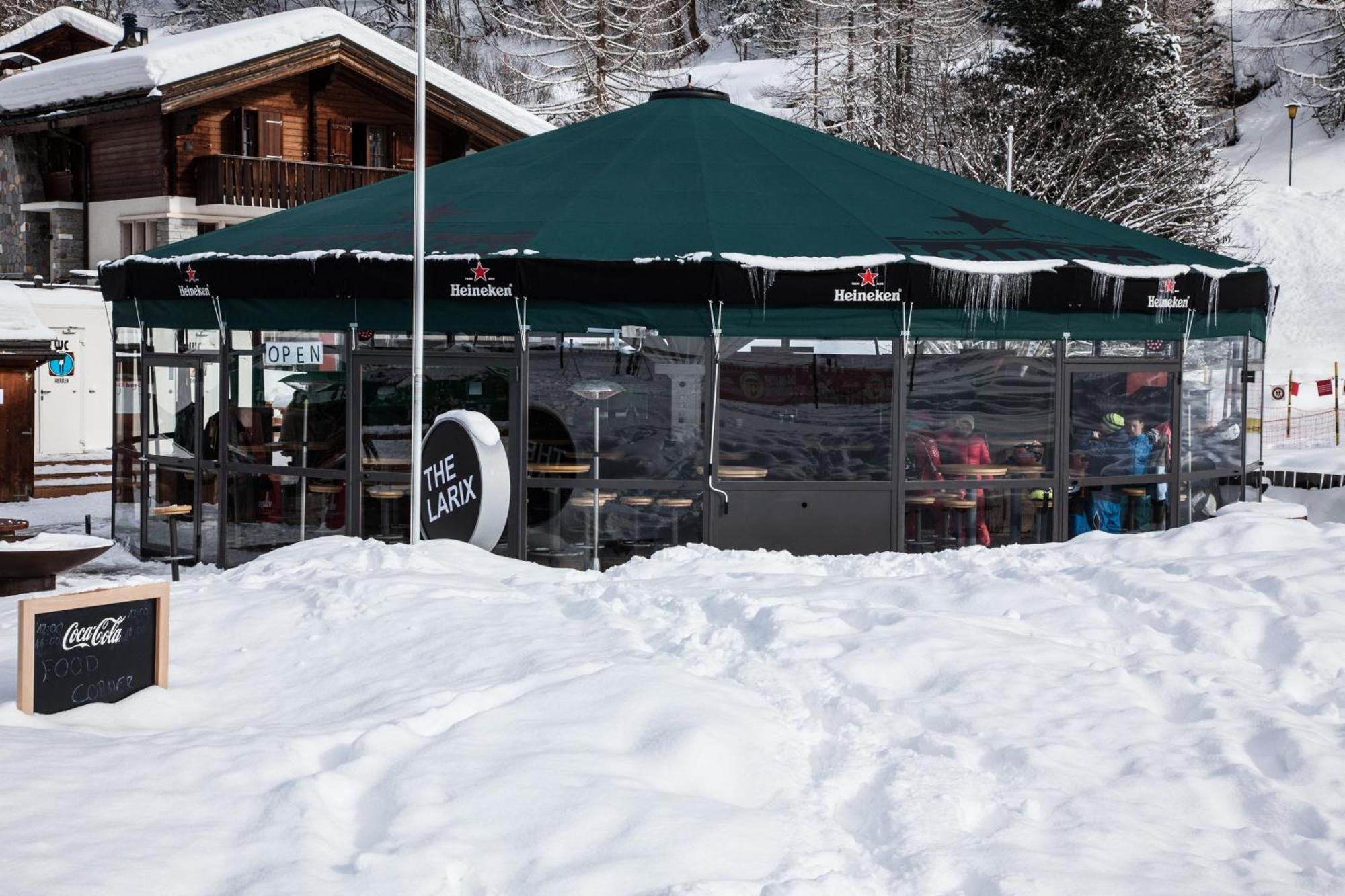 Hotel The Larix Ski-In Ski-Out Saas Fee Eksteriør billede