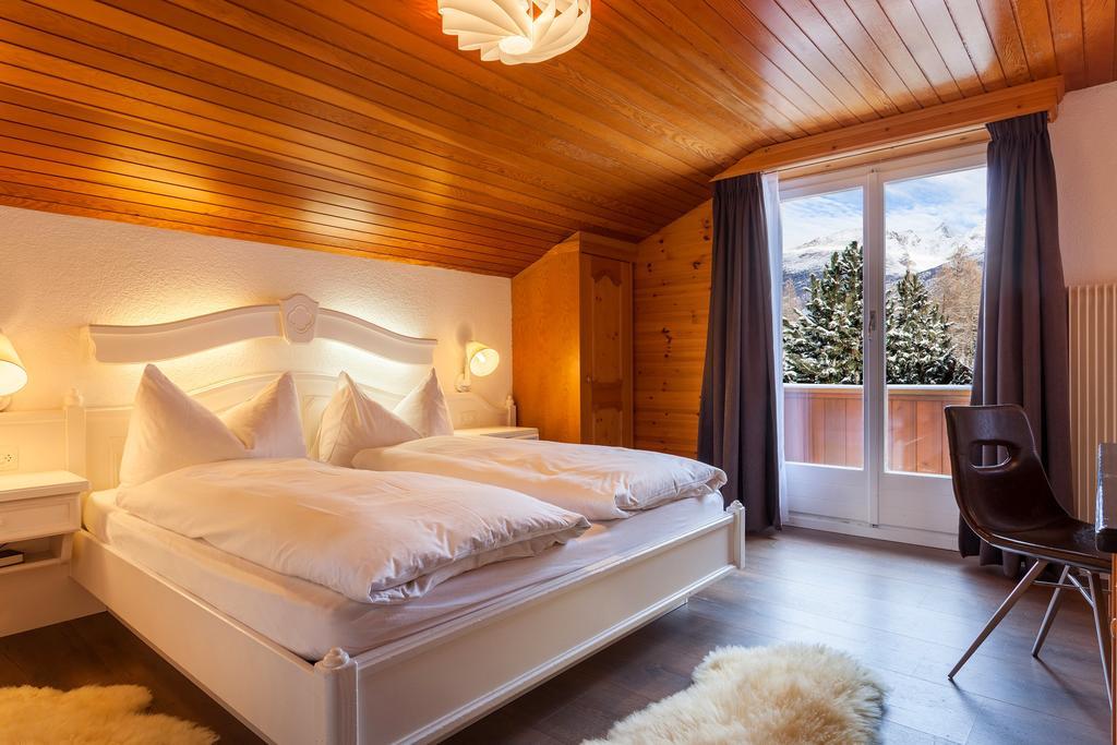 Hotel The Larix Ski-In Ski-Out Saas Fee Eksteriør billede