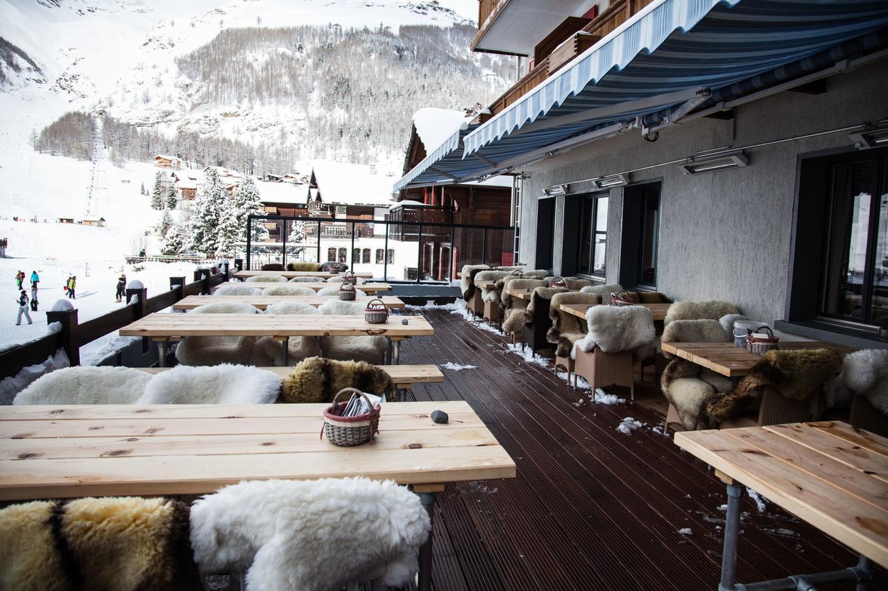 Hotel The Larix Ski-In Ski-Out Saas Fee Eksteriør billede
