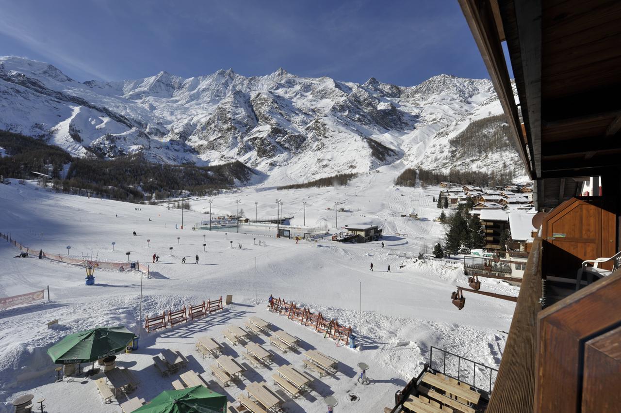 Hotel The Larix Ski-In Ski-Out Saas Fee Eksteriør billede